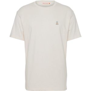 Revolution T-shirt ecru (Maat: L) - Effen - Halslijn: Ronde hals,