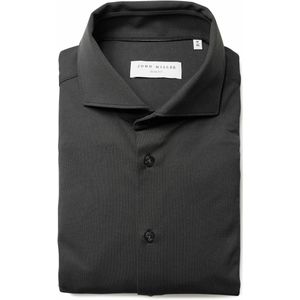 John Miller Heren overhemd lange mouw groen (Maat: 38) - Effen