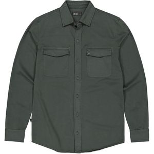 Butcher of Blue Heren overshirt groen (Maat: L) - Effen