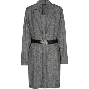 Caroline Biss Jurk zwart (Maat: 44) - Halslijn: Revers,