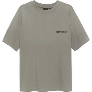 NIK & NIK Jongens t-shirt groen (Maat: 128) - Effen - Halslijn: Ronde hals,