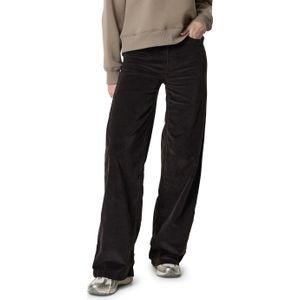 LOIS Palazzo Mistral 7765 Micro Cord Soft dames broek bruin (Maat: 30-34) - Effen