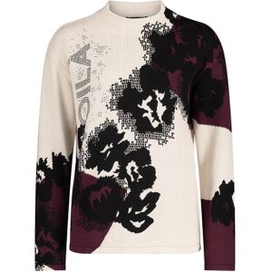 Betty Barclay Dames trui beige (Maat: 36) - Halslijn: Opstaande kraag,