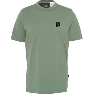 Chasin' T-shirt groen (Maat: XL) - Effen - Halslijn: Ronde hals,