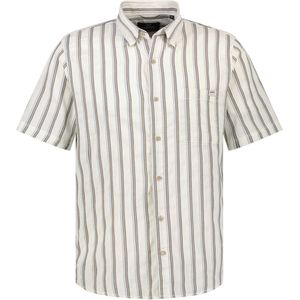 Lerros Overhemd korte mouw ecru (Maat: XL) - Streep