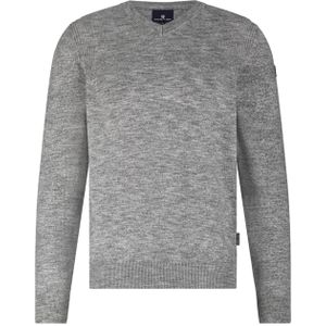 State of Art - Trui - Grijs - Mélange - V-hals