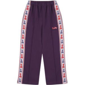 Jelly Mallow Chess track broek paars (Maat: 98) - Effen