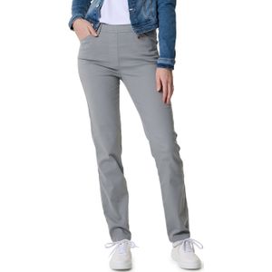 Relaxed by Toni Alice dames broek groen (Maat: 38) - Effen