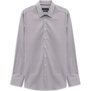 bugatti - Overhemd - Sand - Lichtblauw - Groen - Bessen