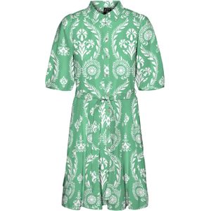 Vero moda Jurk groen (Maat: XL) - Halslijn: Kraag,