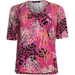 Roberto Sarto Blouse roze (Maat: 42) - Halslijn: Ronde hals,