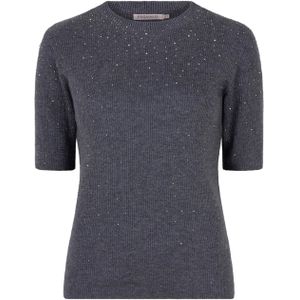 Esqualo - F25.02521 - Damestrui - Donkergrijs - Korte Mouwen