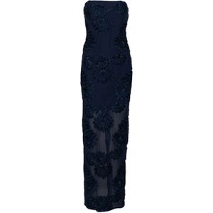 ROTATE Jurk blauw (Maat: 34) - Halslijn: Strapless,