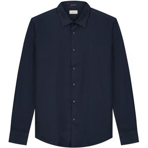 Dstrezzed Overhemd lange mouw blauw (Maat: XL) - Effen
