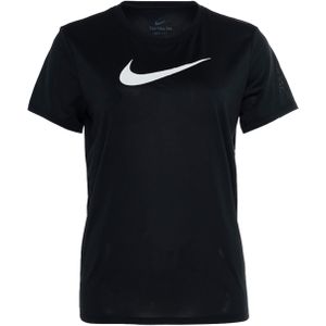 Nike T-shirt zwart (Maat: M) - Logo - Halslijn: Ronde hals,