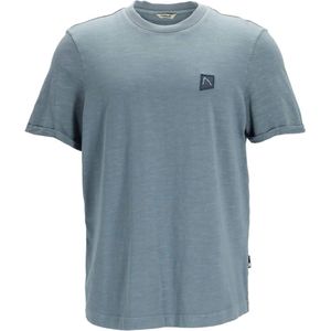 Chasin' T-shirt blauw (Maat: L) - Effen - Halslijn: Ronde hals,
