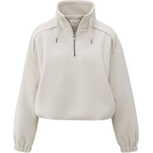 YAYA - Sweater - Creme - Half-Zip
