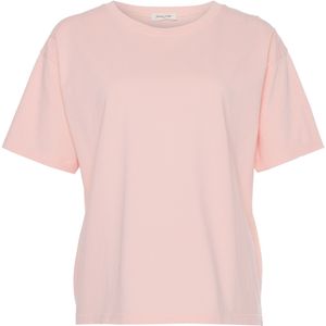 American Vintage Dames t-shirt roze (Maat: M) - Effen - Halslijn: Ronde hals,