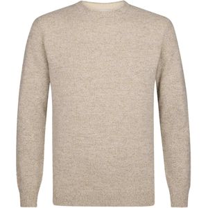 Profuomo - Pullover Wol Blend - Beige - Heren Trui