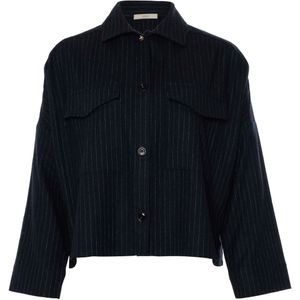 Sessun Blouse blauw (Maat: S) - Streep