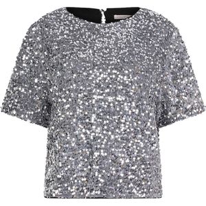 Esqualo - Dames Top - Zilver - Haltertop