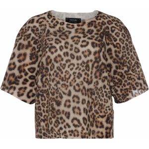 Marc Cain Sports Trui beige (Maat: 38) - Halslijn: Ronde hals,