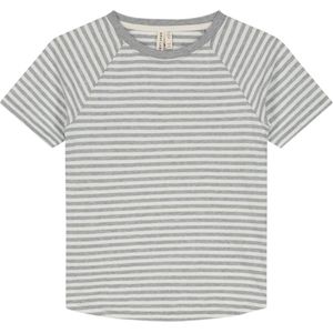 Gray Label T-shirt grijs (Maat: 116) - Streep - Halslijn: Ronde hals,