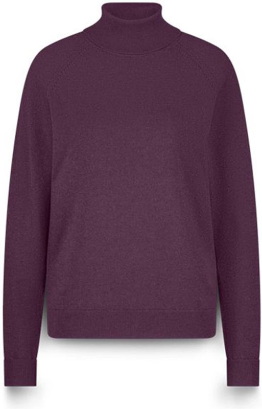 Summum Woman - Turtle Neck Sweater - Paars - Wol