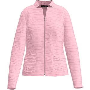 Frank Walder Blazer roze (Maat: 44) - Effen - Halslijn: Opstaande kraag,