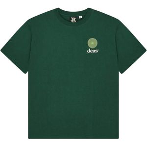 Deus Heren t-shirt groen (Maat: L) - Halslijn: Ronde hals,