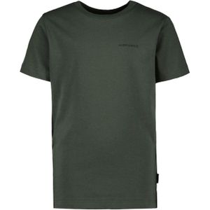 Airforce T-shirt grijs (Maat: 152) - Effen - Halslijn: Ronde hals,
