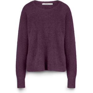 Summum Woman Trui paars (Maat: XS) - Effen - Halslijn: Ronde hals,