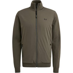 Vanguard - Heren Vest - Groen - Effen - Opstaande Kraag