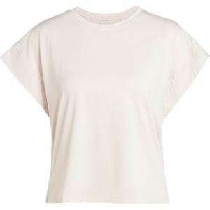 Adidas T-shirt roze (Maat: M) - Streep - Halslijn: Ronde hals,