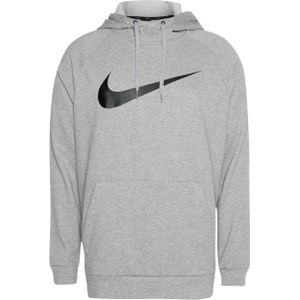 Nike Trui grijs (Maat: S) - Logo - Halslijn: Capuchon,