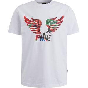 PME Legend T-shirt wit (Maat: XL) - Fotoprint - Halslijn: Ronde hals,