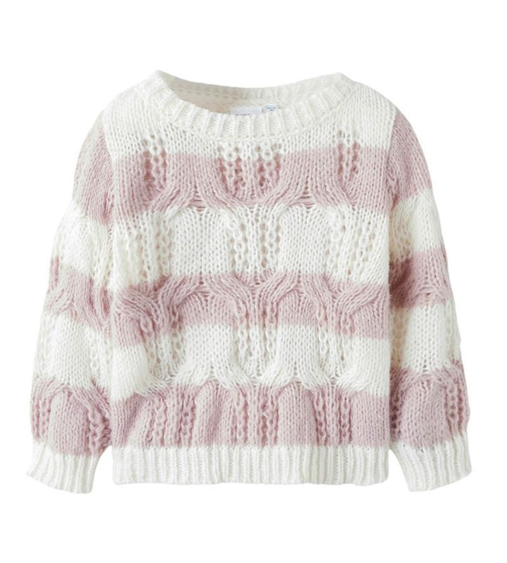 Name It - Nmfnibo Ls Knit - Gebreide Trui - Mauve