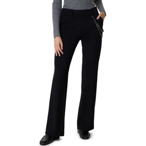 Cambio Francoise dames broek zwart (Maat: 34-32) - Effen