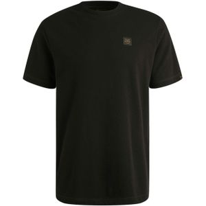 PME Legend Heren t-shirt zwart (Maat: 5XL) - Effen - Halslijn: Ronde hals,