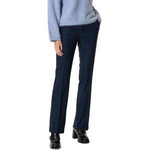Toni Jenny Flared Luxury dames broek blauw (Maat: 38)