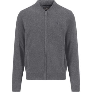 Fynch-Hatton Heren vest zilver (Maat: S) - Halslijn: Opstaande kraag,