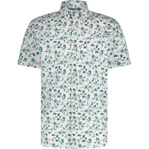 State of Art Overhemd korte mouw groen (Maat: 2XL)