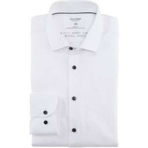 Olymp Level 5 Overhemd lange mouw wit (Maat: 42)