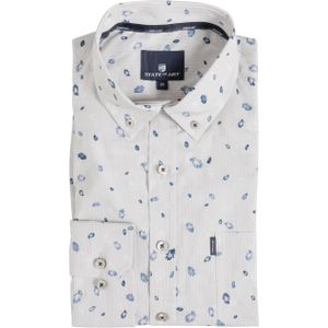 State of Art Heren overhemd lange mouw beige (Maat: S)