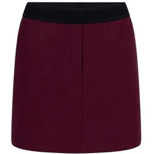 JANSEN - Rok - Bordeaux - Effen