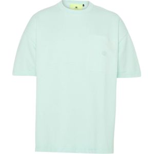 New Amsterdam T-shirt groen (Maat: M) - Effen - Halslijn: Ronde hals,