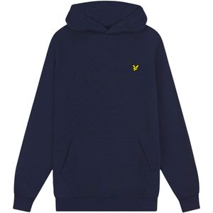 Lyle & Scott Hoodie blauw (Maat: 140) - Effen - Halslijn: Capuchon,