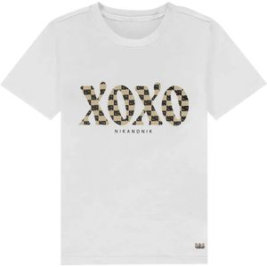 NIK & NIK - T-Shirt - Ecru - Ronde Hals