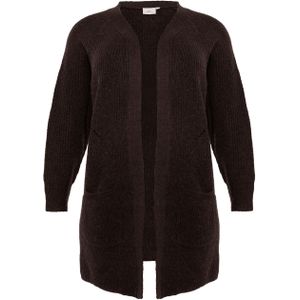 Only Dames vest bruin (Maat: 46-48) - Effen