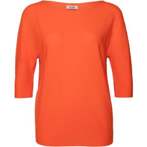 Kyra Trui oranje (Maat: XL) - Effen - Halslijn: Boothals,